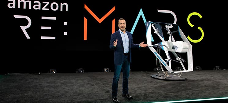 Amazon показала безпілотник Prime Air для доставки посилок