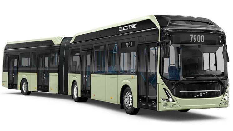 Volvo представила повністю електричний автобус-гармошку Volvo представила повністю електричний автобус-гармошку