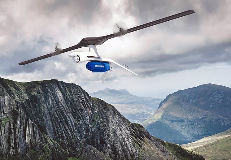 Безпілотник ROTORwing: коли літакові крила перетворюються в лопаті Безпілотник ROTORwing: коли літакові крила перетворюються в лопаті