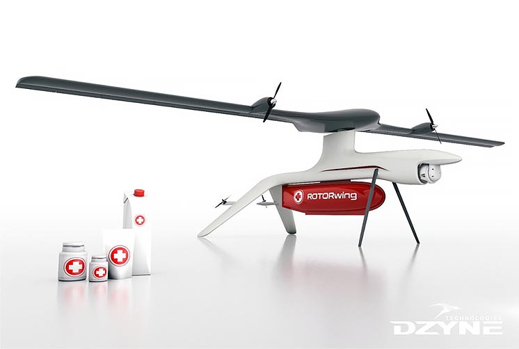 Безпілотник ROTORwing: коли літакові крила перетворюються в лопаті Безпілотник ROTORwing: коли літакові крила перетворюються в лопаті