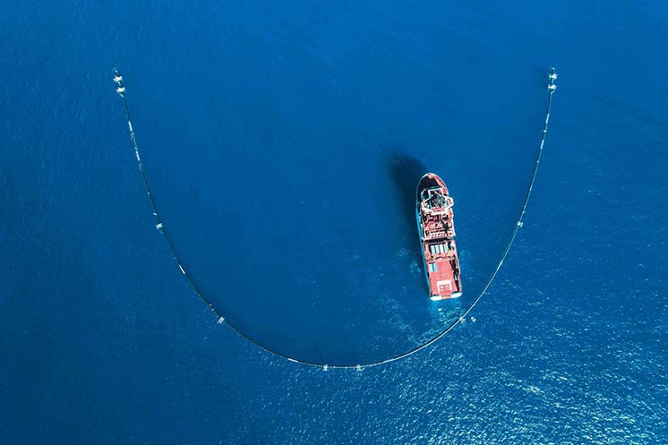 Бар'єр «The Ocean Cleanup» після модернізації