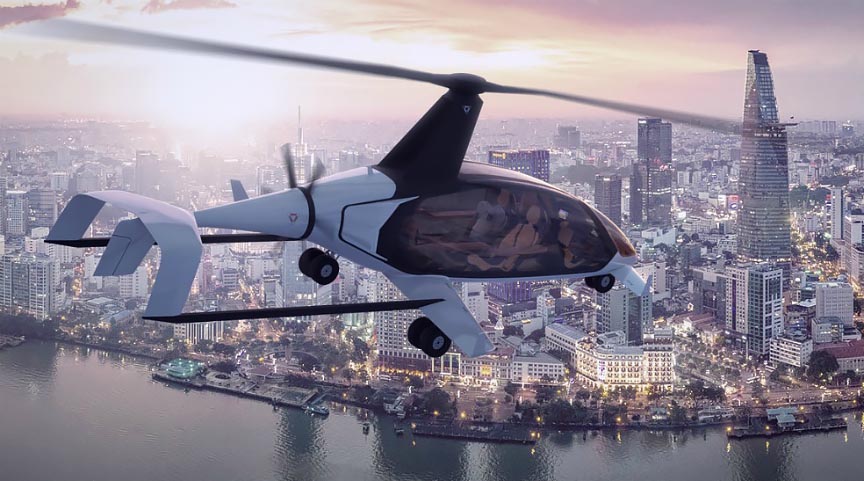 Fraundorfer Aeronautics представила шестимісне електричне аеротаксі-автожир