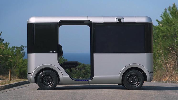 Sony та Yamaha представили безпілотний електробус з екранами замість вікон Sony та Yamaha представили безпілотний електробус з екранами замість вікон