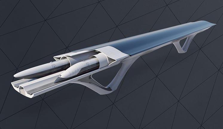 Як тунелі для вакуумних поїздів Hyperloop будуть виглядати в місті Як тунелі для вакуумних поїздів Hyperloop будуть виглядати в місті