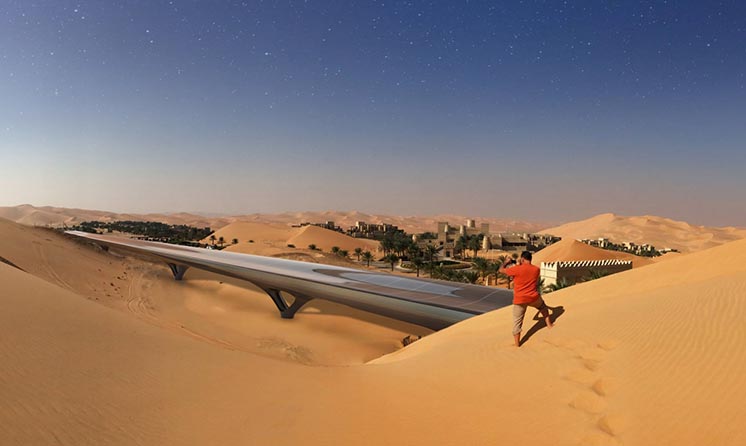 Як тунелі для вакуумних поїздів Hyperloop будуть виглядати в місті Як тунелі для вакуумних поїздів Hyperloop будуть виглядати в місті