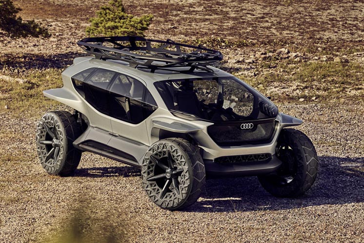 Концепт-кар Audi AI:Trail: дрони замість фар, автопілот замість водія