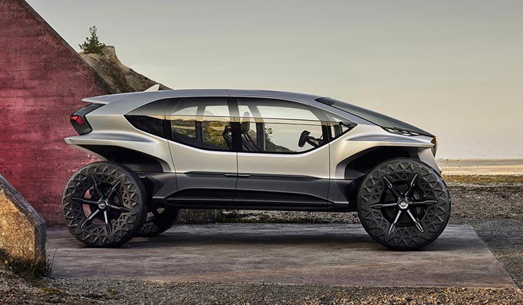 Концепт-кар Audi AI:Trail: дрони замість фар, автопілот замість водія Концепт-кар Audi AI:Trail: дрони замість фар, автопілот замість водія