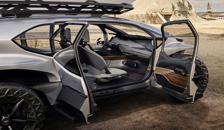 Концепт-кар Audi AI:Trail: дрони замість фар, автопілот замість водія Концепт-кар Audi AI:Trail: дрони замість фар, автопілот замість водія