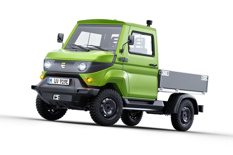 Evum aCar - електрична повнопривідна міні-вантажівка з Німеччини Evum aCar - електрична повнопривідна міні-вантажівка з Німеччини
