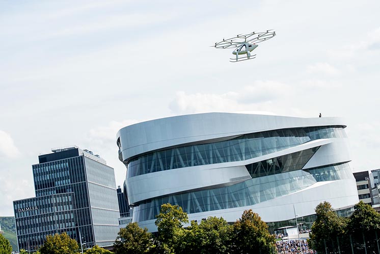 Volocopter протестував аеротаксі в міських умовах