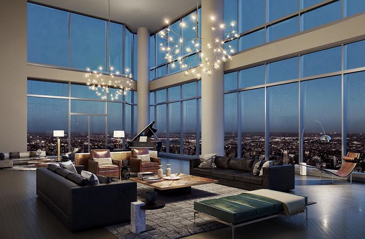 Найвищий житловий хмарочос Central Park Tower будується в Нью-Йорку Найвищий житловий хмарочос Central Park Tower будується в Нью-Йорку