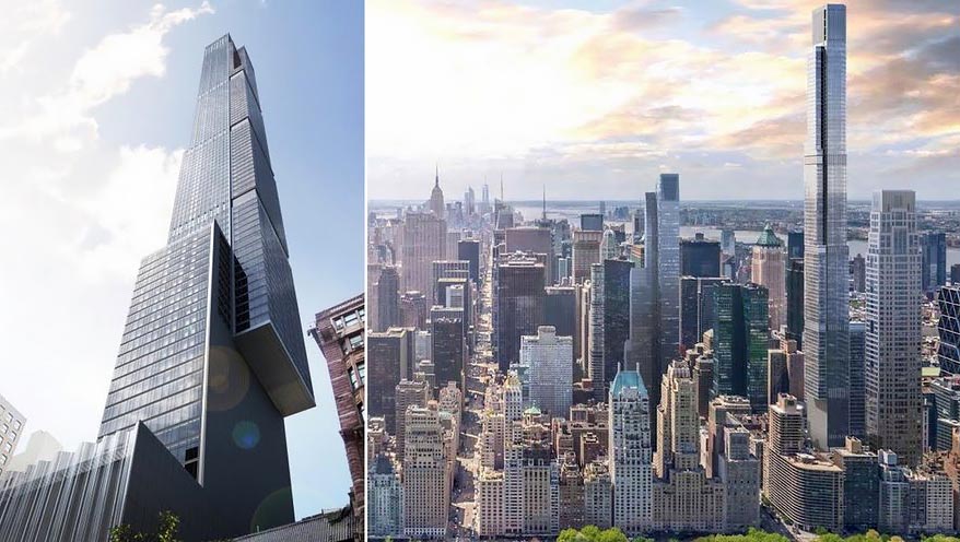 Найвищий житловий хмарочос Central Park Tower будується в Нью-Йорку Найвищий житловий хмарочос Central Park Tower будується в Нью-Йорку
