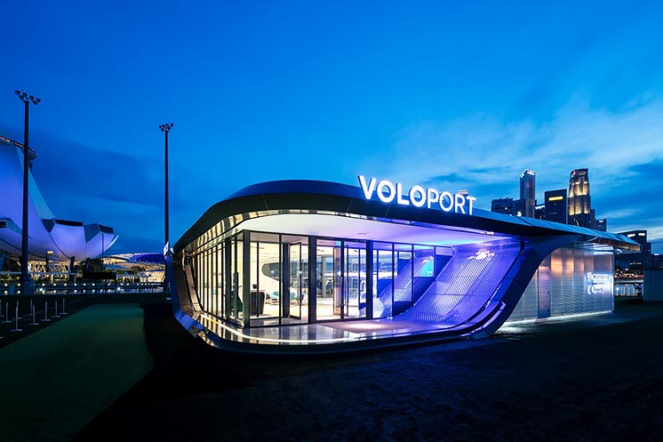 Volocopter представив станцію VoloPort для аеротаксі Volocopter представив станцію VoloPort для аеротаксі