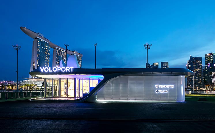 Volocopter представив станцію VoloPort для аеротаксі Volocopter представив станцію VoloPort для аеротаксі