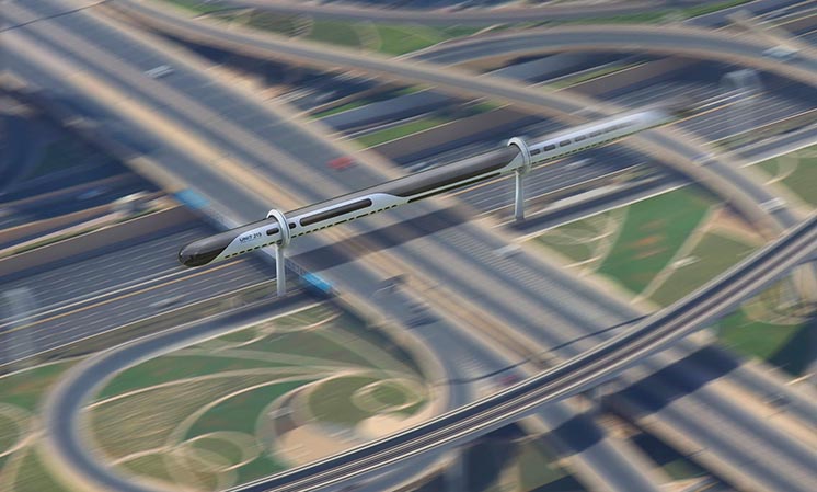 Міжконтинентальний магнітний потяг AeroSlider замінить літаки