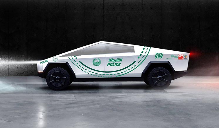 Поліція Дубая закупає нові Tesla Cybertruck