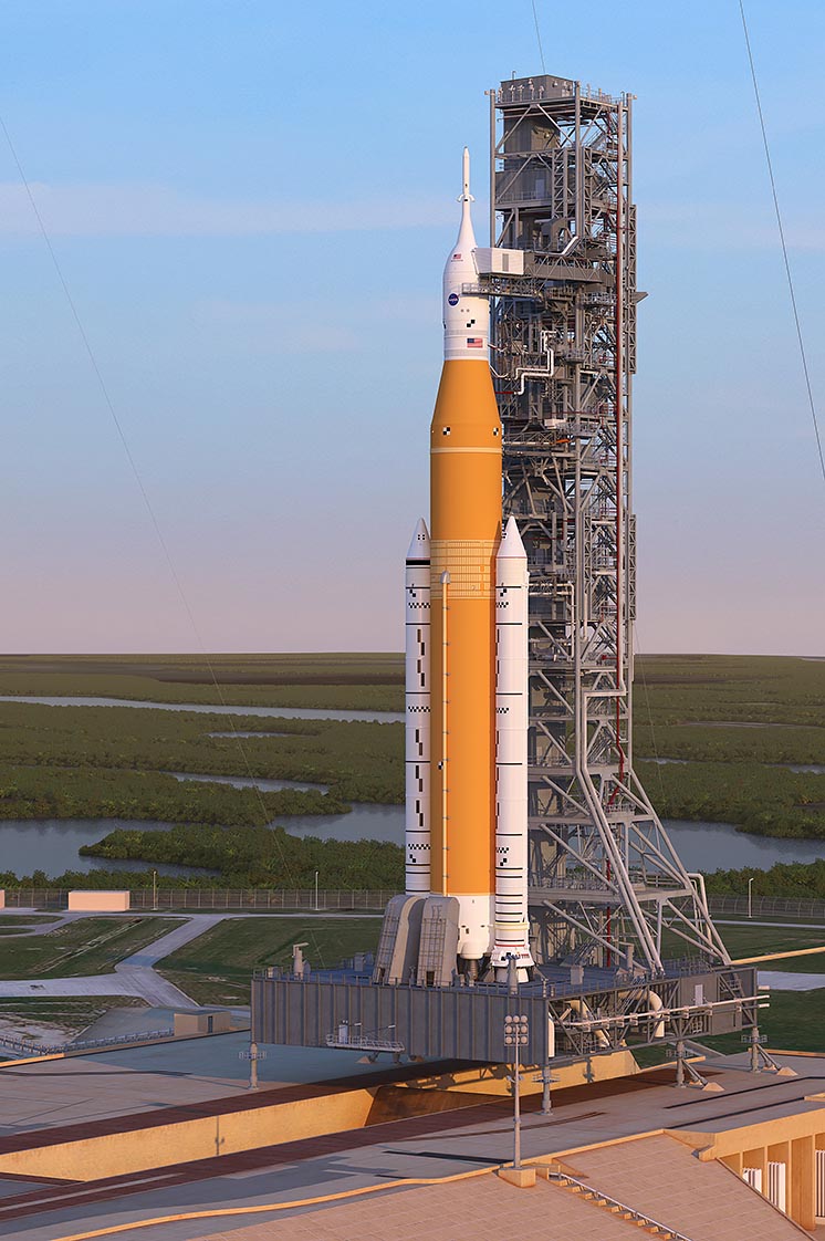 NASA презентувало ракету, яка доставить астронавтів на Місяць NASA презентувало ракету, яка доставить астронавтів на Місяць