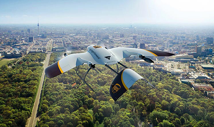 UPS спільно з Wingcopter створять гігантський флот безпілотників нового покоління