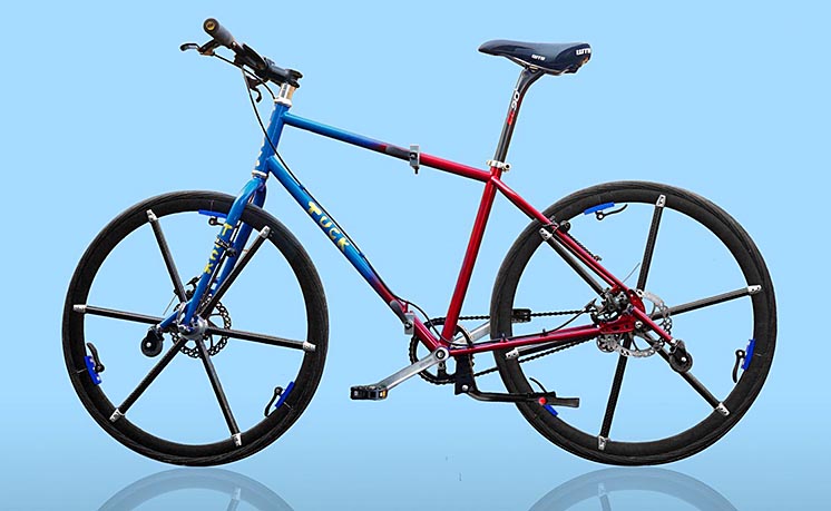 Tuck Bike: складний велосипед зі складними колесами Tuck Bike: складний велосипед зі складними колесами