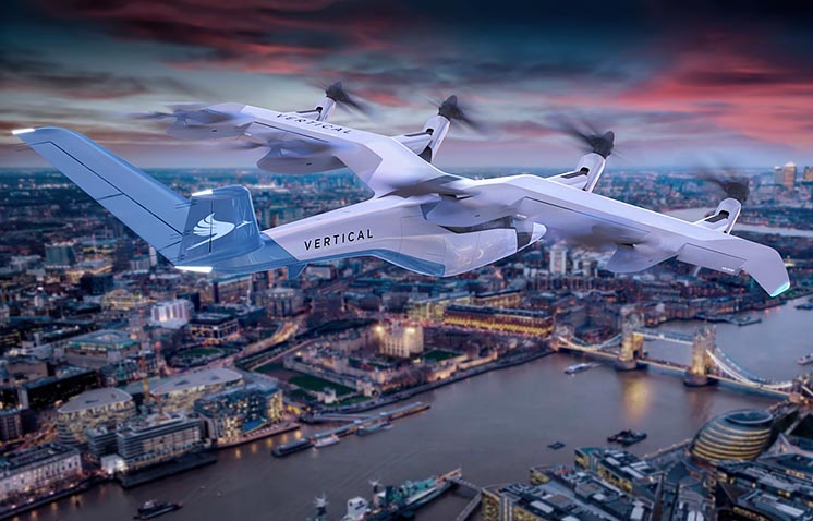 Vertical Aerospace представила проєкт електричного аеротаксі VA-1X