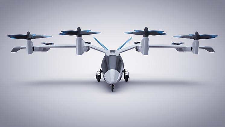 Vertical Aerospace представила проєкт електричного аеротаксі VA-1X Vertical Aerospace представила проєкт електричного аеротаксі VA-1X