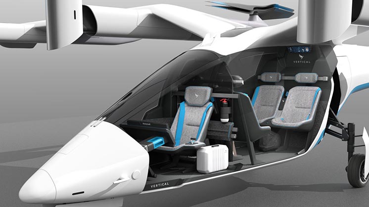 Vertical Aerospace представила проєкт електричного аеротаксі VA-1X Vertical Aerospace представила проєкт електричного аеротаксі VA-1X