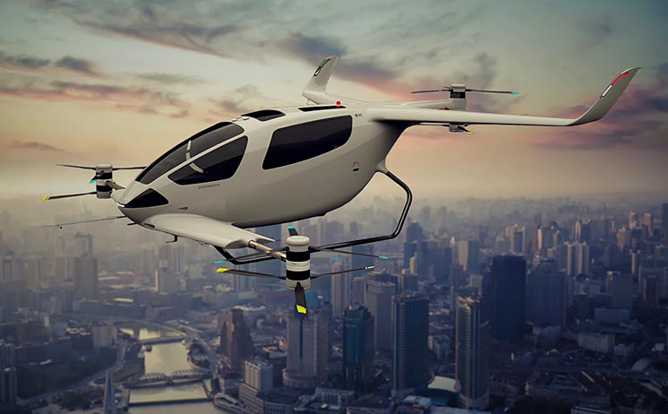 Британська компанія Autonomous Flight представила 6-місне електричне аеротаксі Y6S Plus